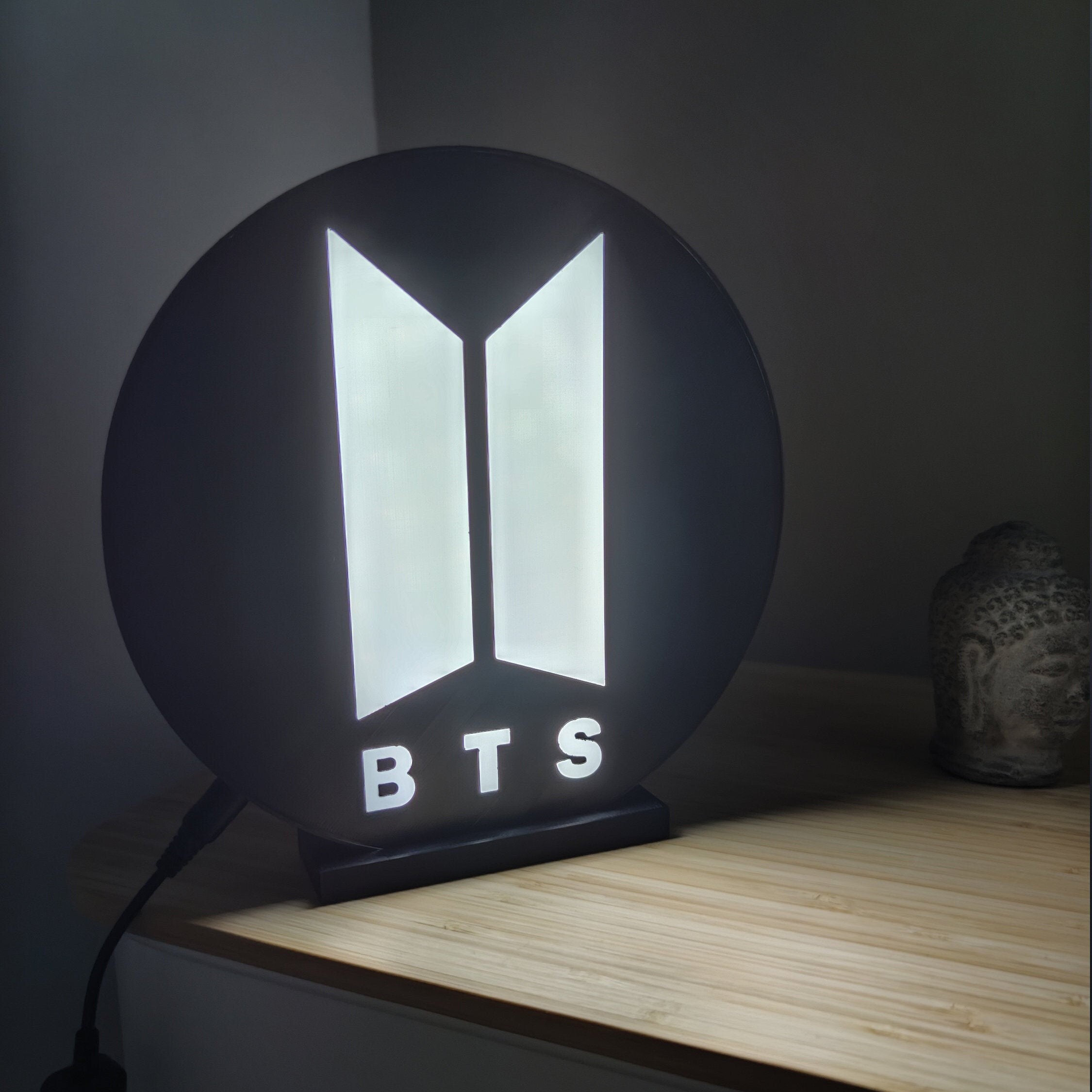 BTS/KPOP LED lamp verjaardagscadeau Bts cadeau leger decor Etsy