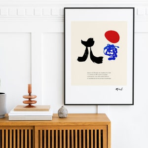 Joan Miro Parler Seul I Print - Miro Print - Miro Poster - Museum Print - Galerie Maeght - Miro Lithograph - Miro Wall Art