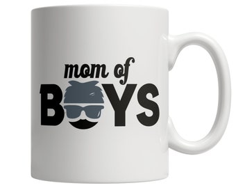 Mom of Boys Mug, Happy Mothers Day, Mothers Day Gift, Mother Gift, Gift from Daughter, Gift for Mom, Mom Mug, Cute Mugs, Gift for Women