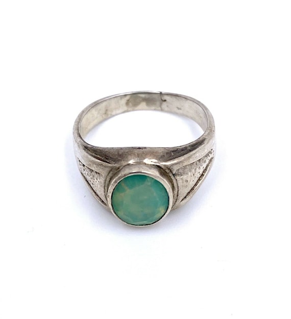 Ethiopian Opal Sterling Silver Ring