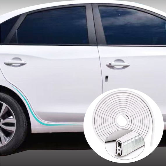 White Car Door Edge Guards U Shape Seal Edge Strip Trim With PVC Material and Metal Clips Fit for Most Vehicle Door Home Application Edges Etsy