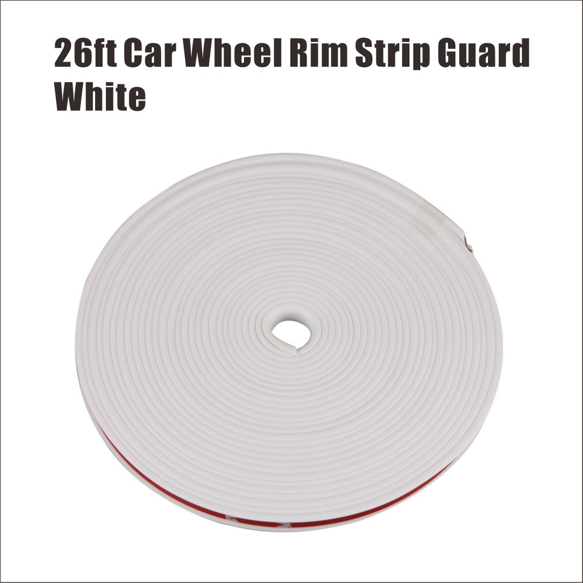 26FT White Car Wheel Hub Rim Edge Protector Ring Tire Guard Etsy