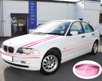 3/4" wide Soft Pink Car Auto Bike Self-Adhesive Exterior&Interior Molding Trim Fender Dashboard Bumper Window Door BodySide Decorative Strip