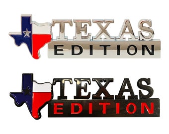 Ha TEXAS EDITION Emblem 3D Universal Decal For Chevy Silverado GMC - Foto 4