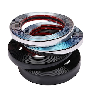 1/2&quot; (12mm) Automotive Car Exterior Molding Trim Universal Bumper Window Door Body Side Decorative Strip Scratch-Proof
