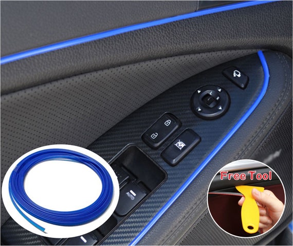 30ft9m Car Interior Decorative Molding Door Panel Gap Trim DIY Flexible  Strip With Free Installation Tools 7 Color Options 