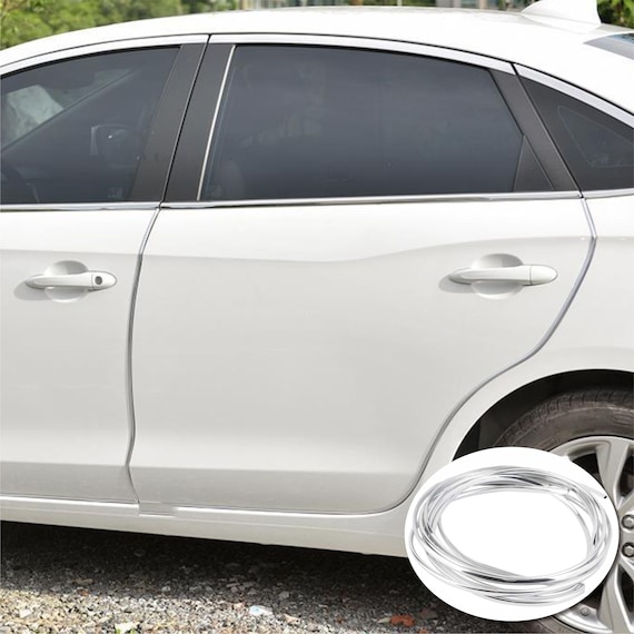 Chrome Argent / Noir U Canal Automobile Protecteur de bord de porte Bande  détanchéité en caoutchouc fit pour les voitures universelles -  Canada