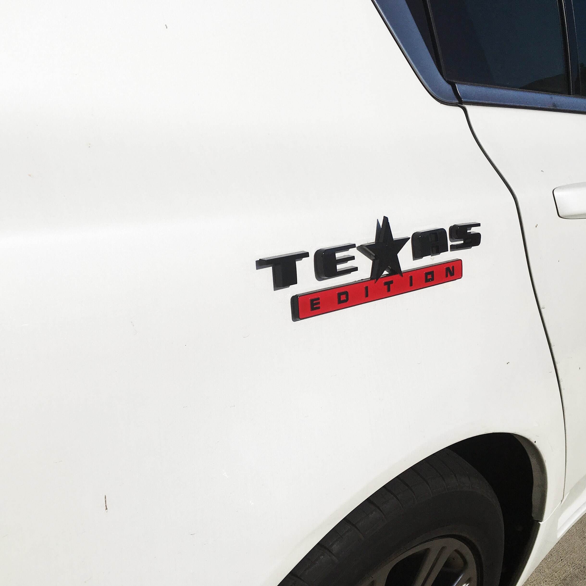 Texas Edition Badge, Abs decoratieve sticker