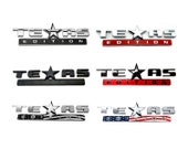 Men In Black Badge 2PCS 3D Texas Edition Emblem Durable ABS Plastic Self- Adhesive For Chevy Silverado Sierra Car Truck Auto Universal Decal Truck Decal - Foto 6