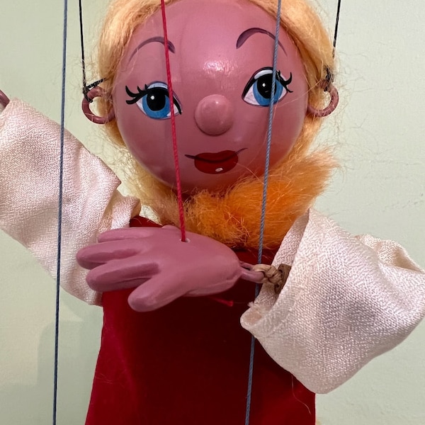 Pelham Puppet Marionette Goldilocks 3 Bears Fairytale 1960s Vintage Toys