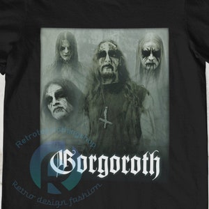 GORGOROTH, tshirt poster pentagramma Gorgoroth retrò vintage, colore primario, t-shirt stampata gorgoroth di alta qualità, felpa Gorgoroth