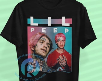 Lil Peep T-Shirt: Vintage Art Design, Cotton Tee