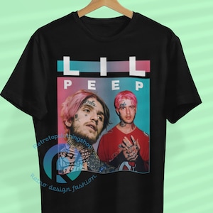 Lil Peep shirt, Lil peep t-shirt art design Poster Logo primary color, Lil peep t shirt, Lil peep sweatshirt, Lil peep vintage top tee shirt