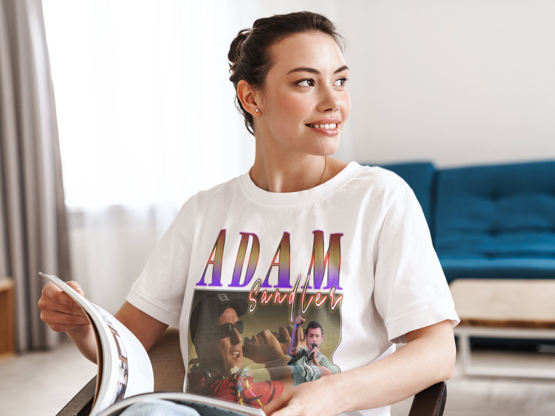 Vintage Adam Sandler Shirt TV Show Adam Sandler Shirt Homage - Etsy