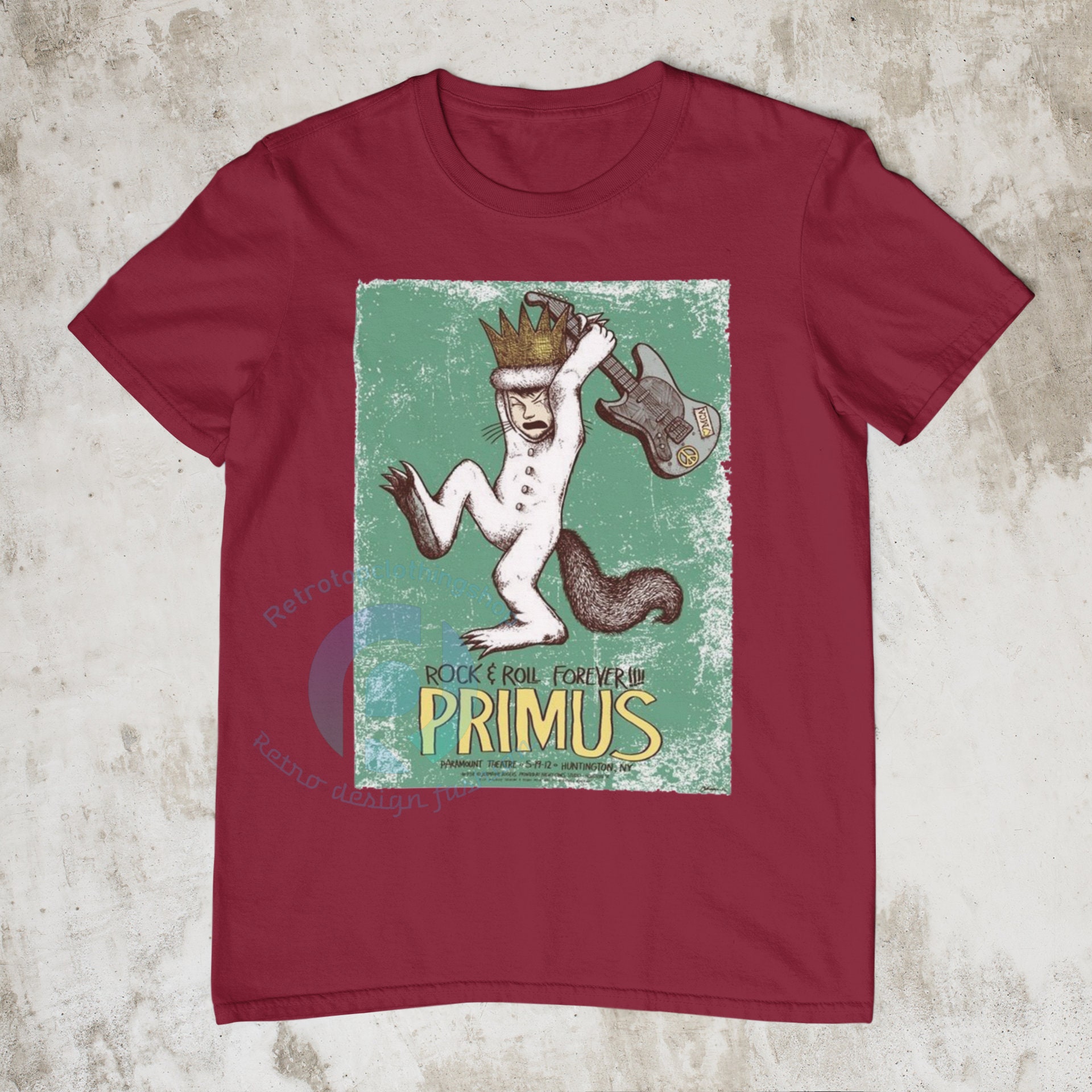 thumbnail image 2 of Primus 'Sailing The Seas Of Cheese' Les Claypool T-Shirt - Black Tultex Tee 2 of 5