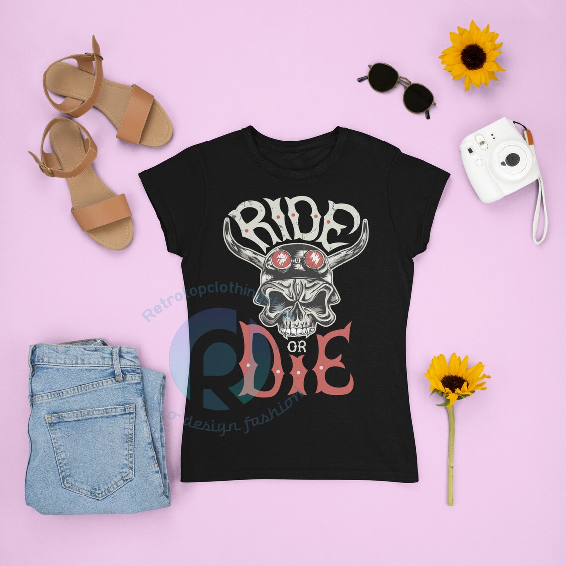 Ride or Die Shirt Skeleton Ride or Die Tshirt Iron on Ride Etsy UK