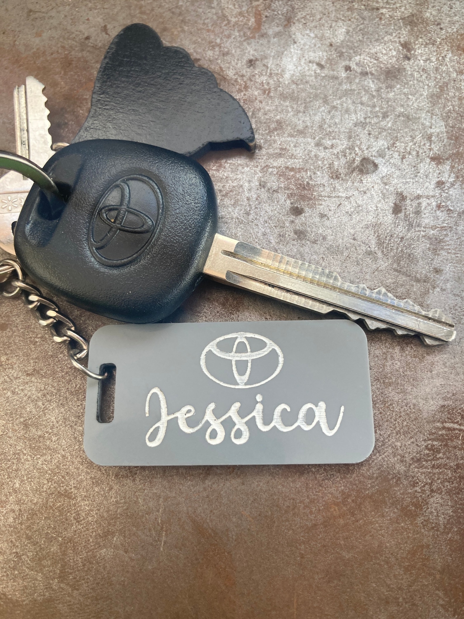 Personalized Toyota Keychain Etsy