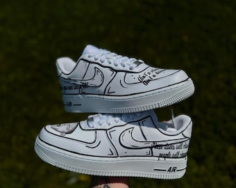 Zapatillas AF1 personalizadas con dibujos animados