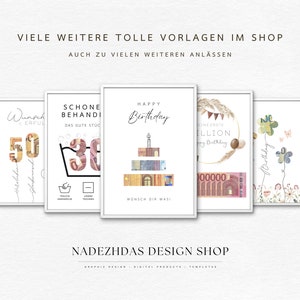 Vorstellung weiterer PDF Vorlagen zum digitalen Download im Shop NadezhdasDesignShop.