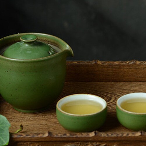 Moon White Ceramic Travel Tea Set Portable Tea Set for Two Etsy