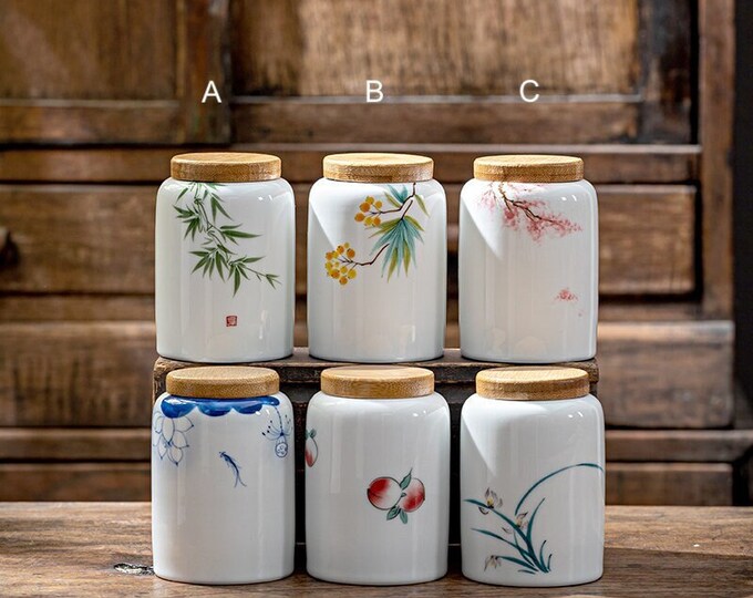 17. Ceramic Tea Canister
