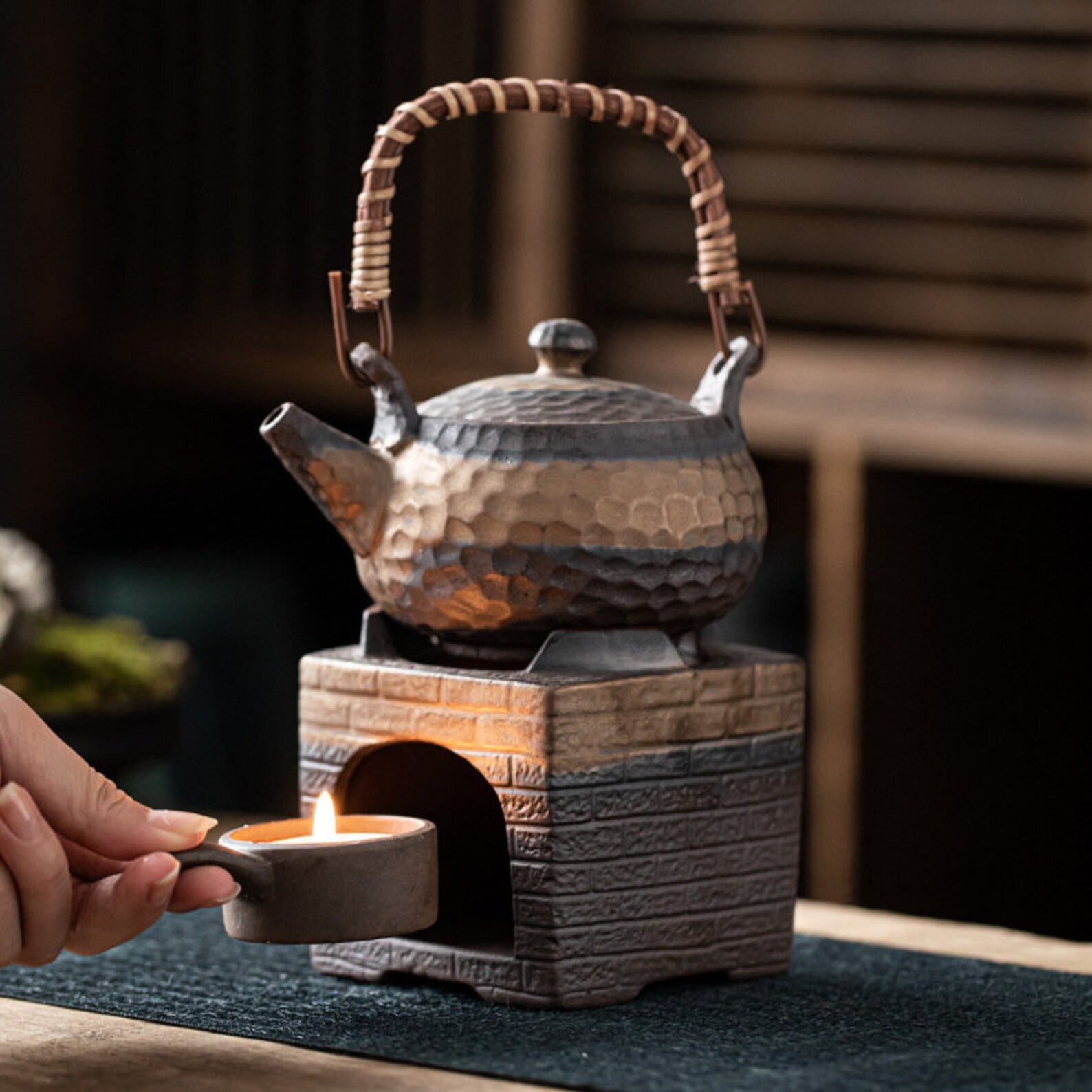 Handmade Ceramic Teapot Warmer Teapot Warmer With Candle Etsy