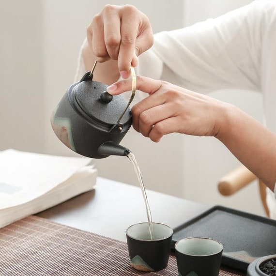 Mini Japanese Kettle Small Teapot Tea Pot 50ml