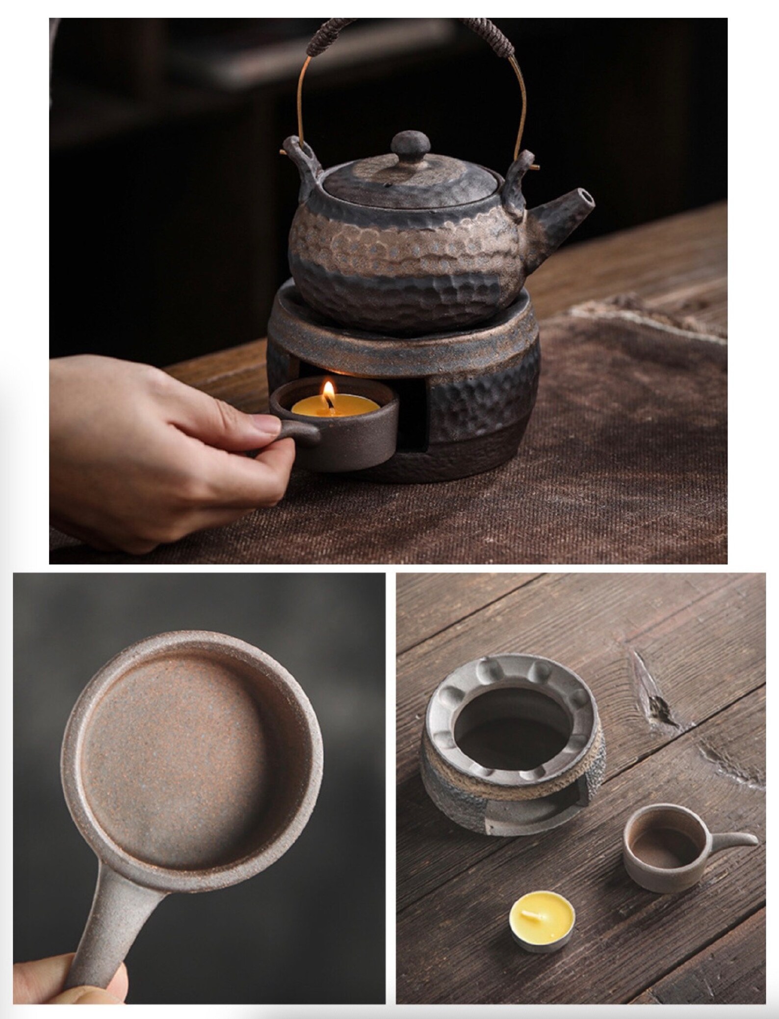 Handmade Ceramic Teapot Warmer Teapot Warmer With Candle Etsy