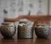 Japanese Hammer-pattern Ceramic Tea Canisters | Retro Style Stoneware Tea Storage Jars |Handmade Tea Container Tea Caddy Tea Tin - 3 Styles 