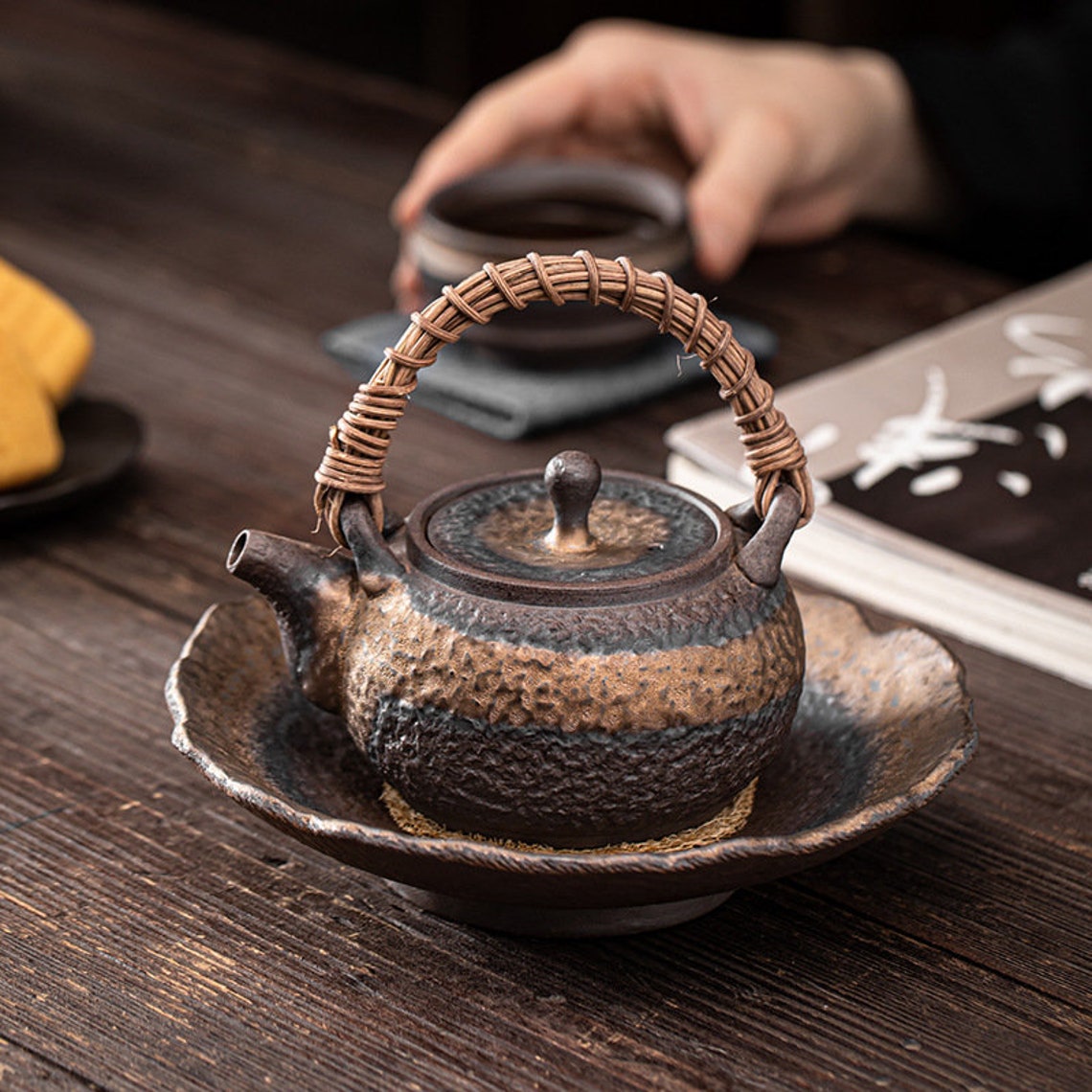 Handmade Chinese Gong Fu Tea Pot 250ml/8.5oz Retro Stoneware Etsy