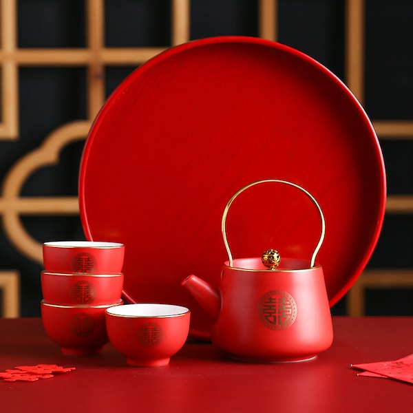 Chinese Tea Set Etsy