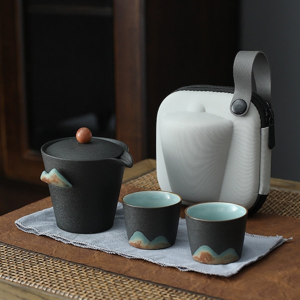 Pottery Tea Set Etsy