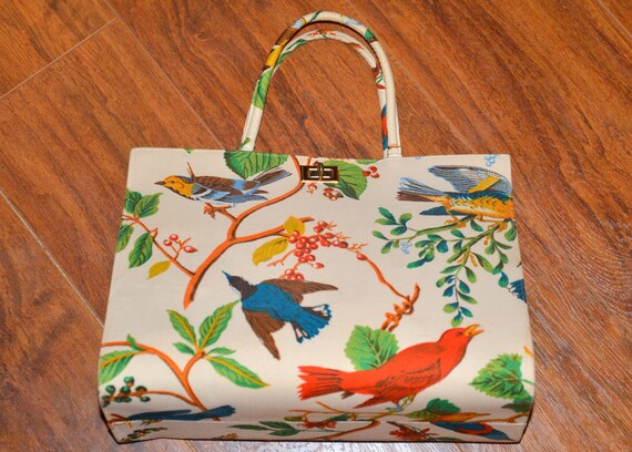 Margaret Smith Tropical Bird Purse 1950's
