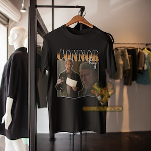 Connor Roy Vintage Logan Roy 90s Connor Roy Oversize Shiv Roy Shirt Roman Roy Homage Tom Wambsgans Retro Cousin Greg Hirsch Unisex