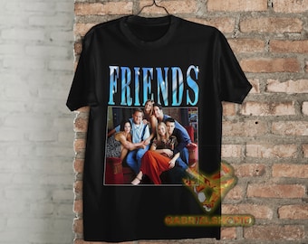 Vintage jaren '90 Friends Shirt, Sweatshirt, Rachel Joey Chandler Ross Monica Phoebe Shirt, cadeau voor vrienden unisex