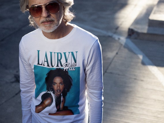 LAURYN HILL FUGEES 1990年代 R&Bソウル ヴィンテージ風 トップTシャツ
