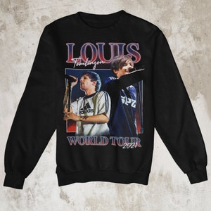 Louis Tomlinson world tour design top tee vintage unisex T-Shirt , long sleeve , sweatshirt Retro T-shirt