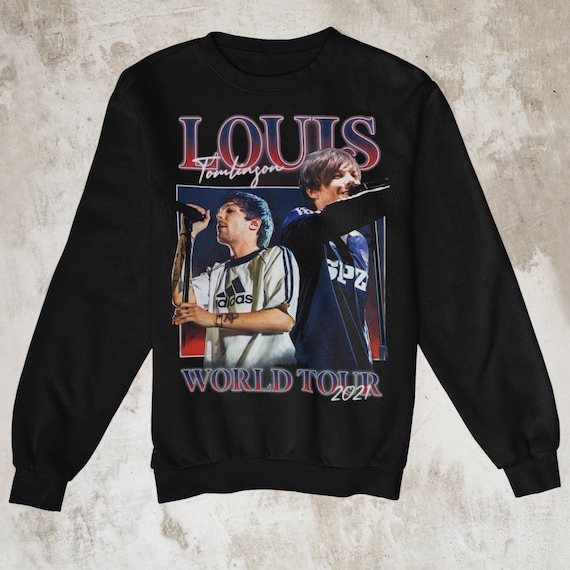 GabrielshopID Louis Tomlinson World Tour Design Top Tee Vintage Unisex T-Shirt , Long Sleeve , Sweatshirt Retro T-Shirt