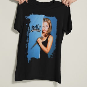 Encuentra la camiseta vintage estilo RETRO de Buffy la cazavampiros de 1998, camiseta de manga larga, sudadera, camiseta retro.