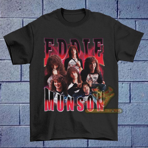 Eddie Munson Vintage 90s Joseph Quinn Oversize Shirt Homage Retro