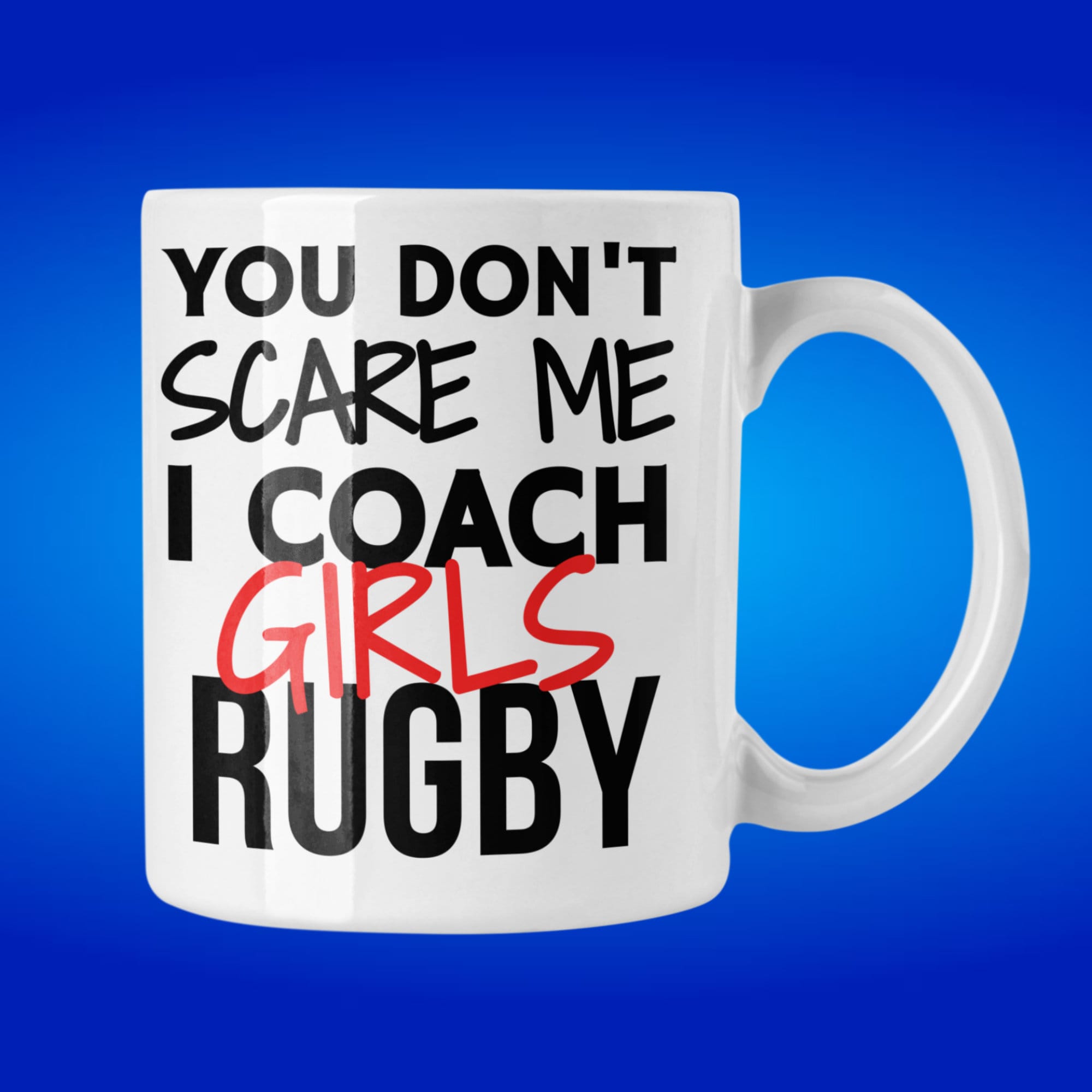 Mug Je suis un entraîneur de rugby qui déchire - Cadeau coach rugby