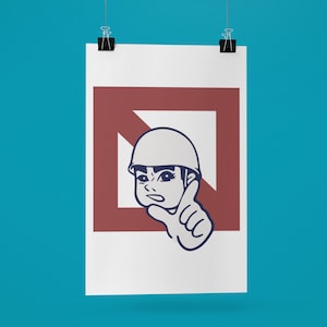 Danger! Do not enter! Japanese Signs by Haidozo! Premium Matte Posters