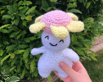 crochet flower friend | plant mom | handmade | amigurumi | fiber art | plushie | gift ideas | cute