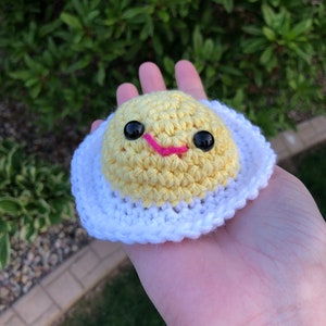 Fredrico the Egg! | crochet | plushie | amigurumi | handmade | gift ideas | chef | food |