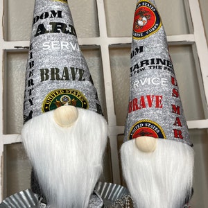 Army, Marine, Navy, Air Force Gnomes