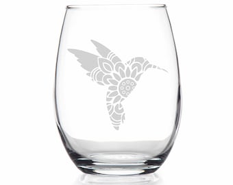Download Mandala Wine Glass Etsy