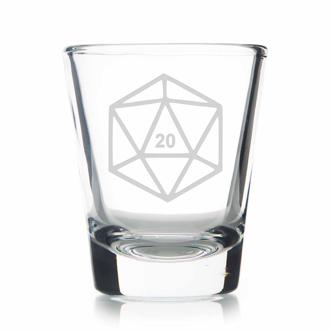 D20 Dnd Dice Standard Shot Glass Dungeons & Dragons D and D Etsy