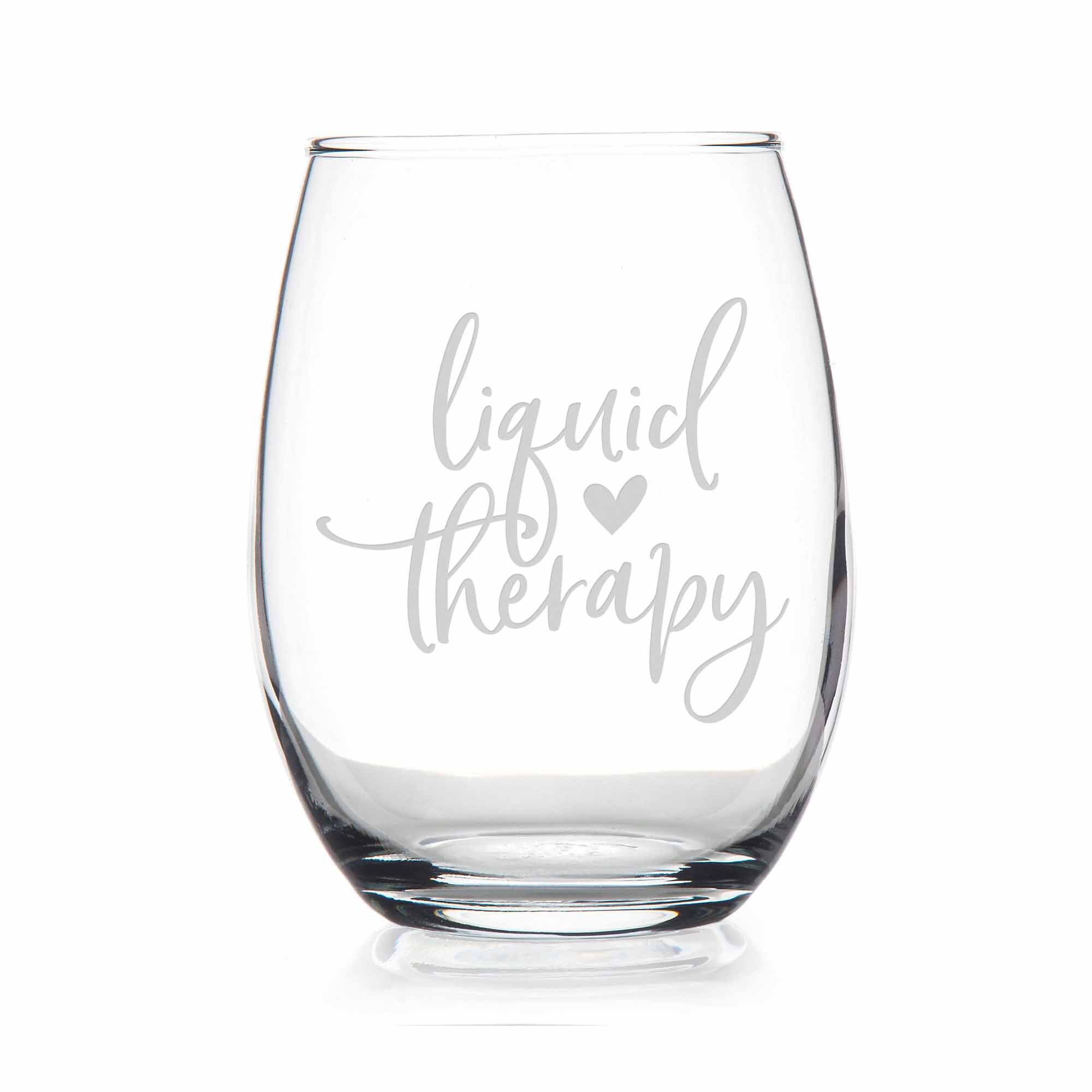 Fiala Design Works Stemless Wine Glasses Hearts