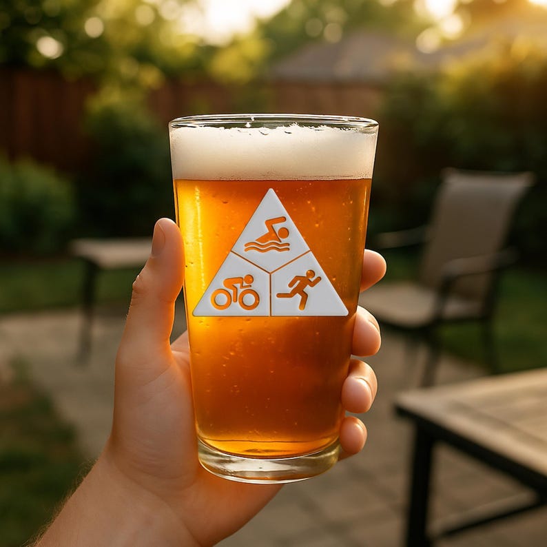 LOL Glass Triathlon Glass - Thumbnail 3