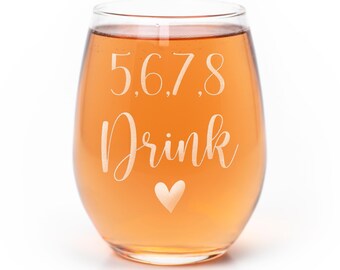5 6 7 8 Copa de vino sin tallo Regalos para mamás Regalo de cumpleaños para entrenadores Regalo para banquetes de equipo